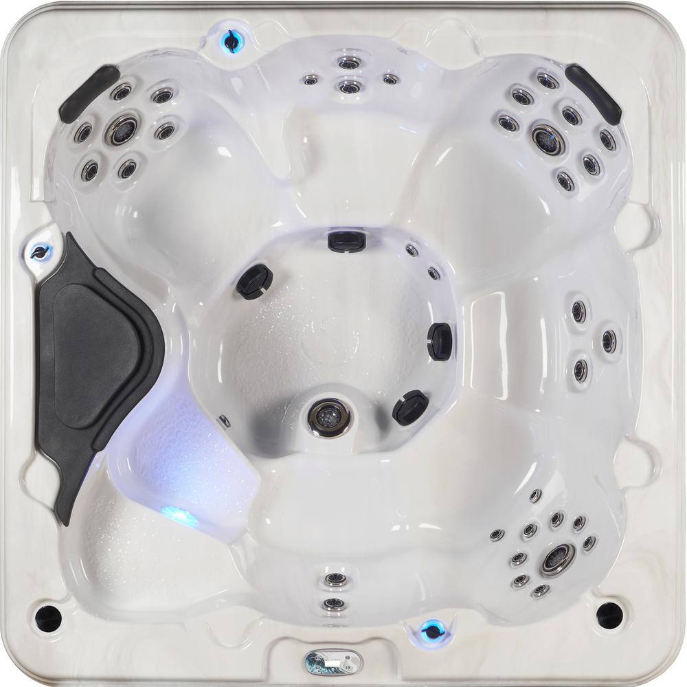 UPC 797720003779 product image for Narada Harmony LS 6-Person 38-Jet, 90-Port, 240V Lounger Hot Tub w/ Bluetooth St | upcitemdb.com
