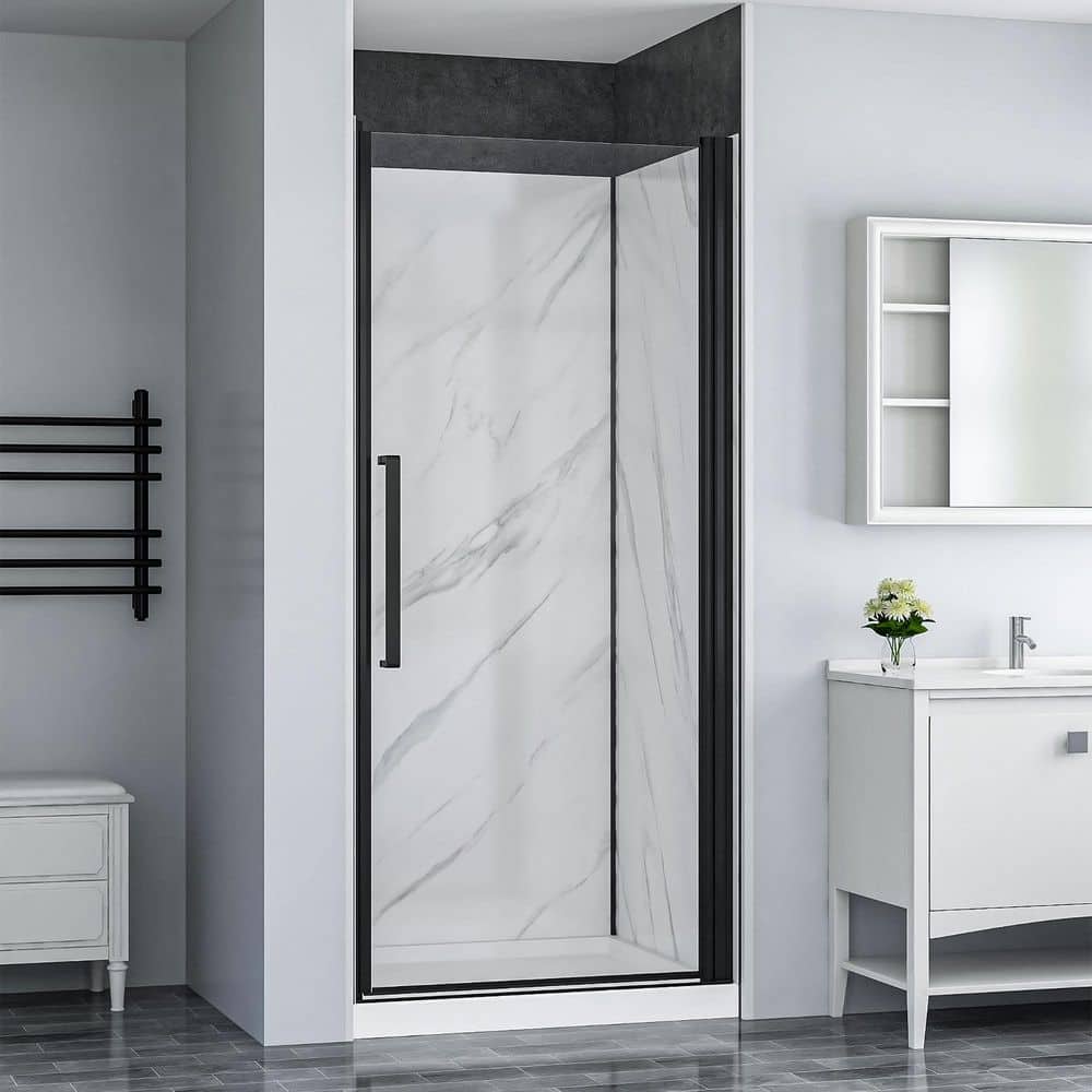 York 36 in. x 36 in. x 79 in. Alcove Shower Stall/Kit with Door, Base and Walls in Black price history on PriceWatchPro