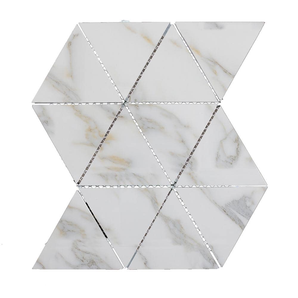 Wholesale Square Triangle Mosaic Tiles Tessera Glass Pieces for