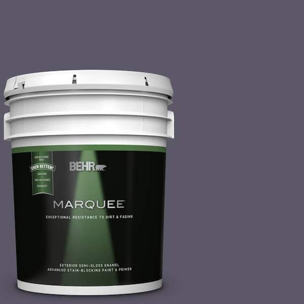 BEHR MARQUEE 5 gal. #UL250-22 Legacy Semi-Gloss Enamel Exterior Paint and Primer in One