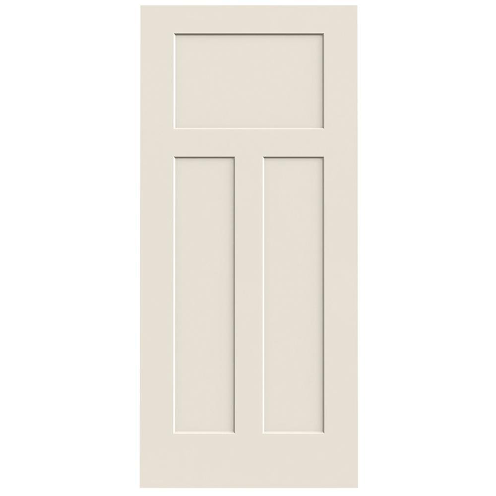JELD-WEN 36 in. x 80 in. Craftsman Primed Smooth Solid Core Molded
