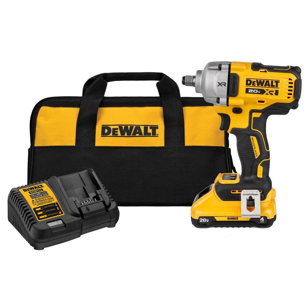 20V MAX XR Lithium-Ion Cordless Brushless 7/16 in. High Torque Impact Wrench with Quick Release Chuck with 4 Ah Battery price history on PriceWatchPro