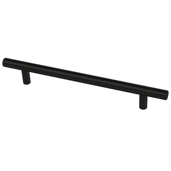 Brainerd Square Bar 3-in Center to Center Matte Black Square Bar Drawer  Pulls at
