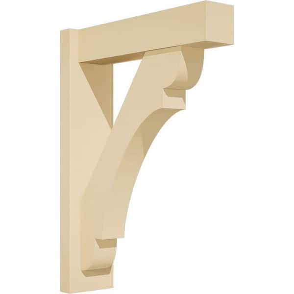 Ekena Millwork Olympic 5 in. W x 24 in. H x 18 in. D Signature Urethane Polyurethane Outlooker with Block Ends