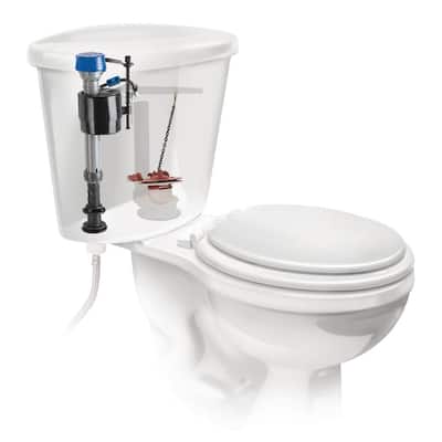 PerforMAX Universal High Performance Toilet Fill Valve and 3 in. Adjustable Toilet Flapper Repair Kit