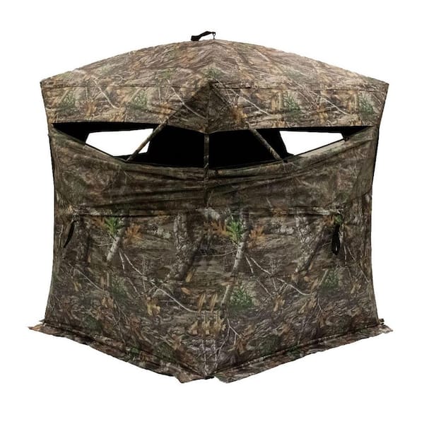 Unbranded Edge 3-Person Game Hunting Ground Blind, RealTree Camo