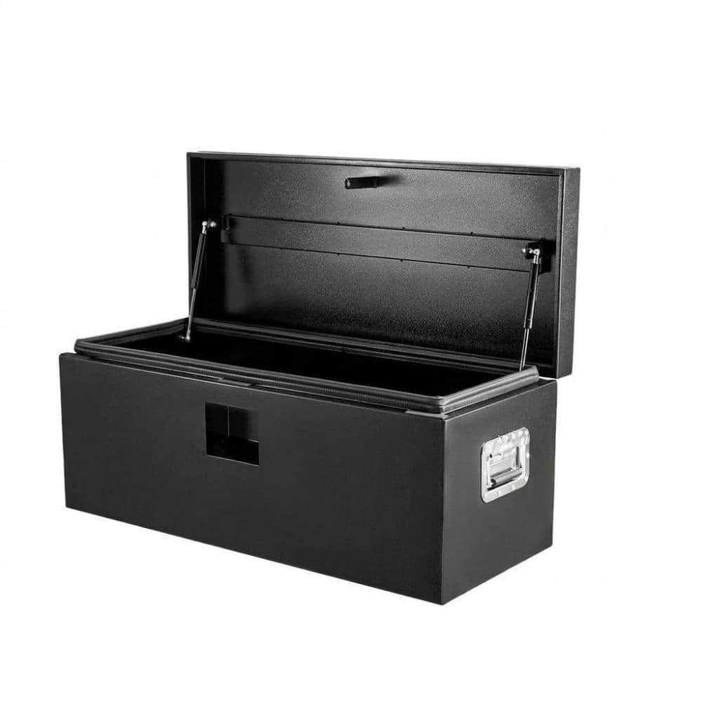 Heavy Duty Dual Lockable Steel Truck Bed Tool Box with Gas Shock Grooved Lid for Fits Pickup Trailer RV Global Fit price history on PriceWatchPro