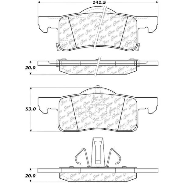 Centric Parts Disc Brake Pad Set