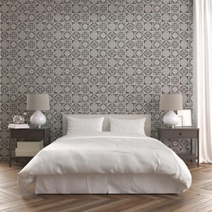 Silver Mozaic Tiles Wallpaper
