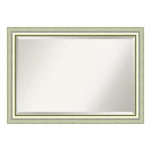 Medium Rectangle Burnished Silver Casual Mirror (28.88 in. H x 40.88 in. W)