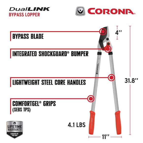 Corona DualLINK 4 in. Coated Non-Stick Blade with Anti-Blister