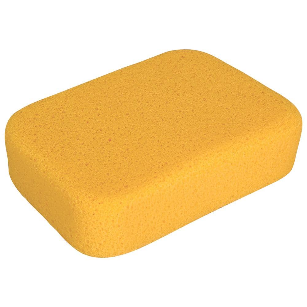 7 in. x 5.5 in. x 2 in. Microfiber Polishing Sponge for Grouting, Cleaning  and Washing