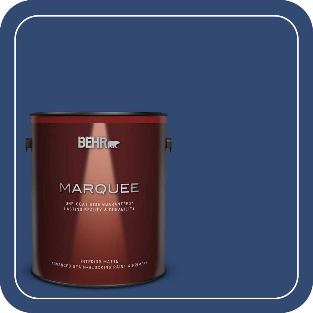 1 gal. #S-H-580 Navy Blue Matte Interior Paint & Primer price history on PriceWatchPro
