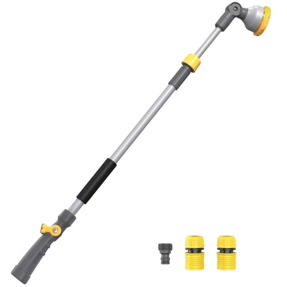 29 to 43 Inch Telescopic Aluminum Watering Wand with One Hundred Eighty Degree Swivel Head Silver and Black price history on PriceWatchPro