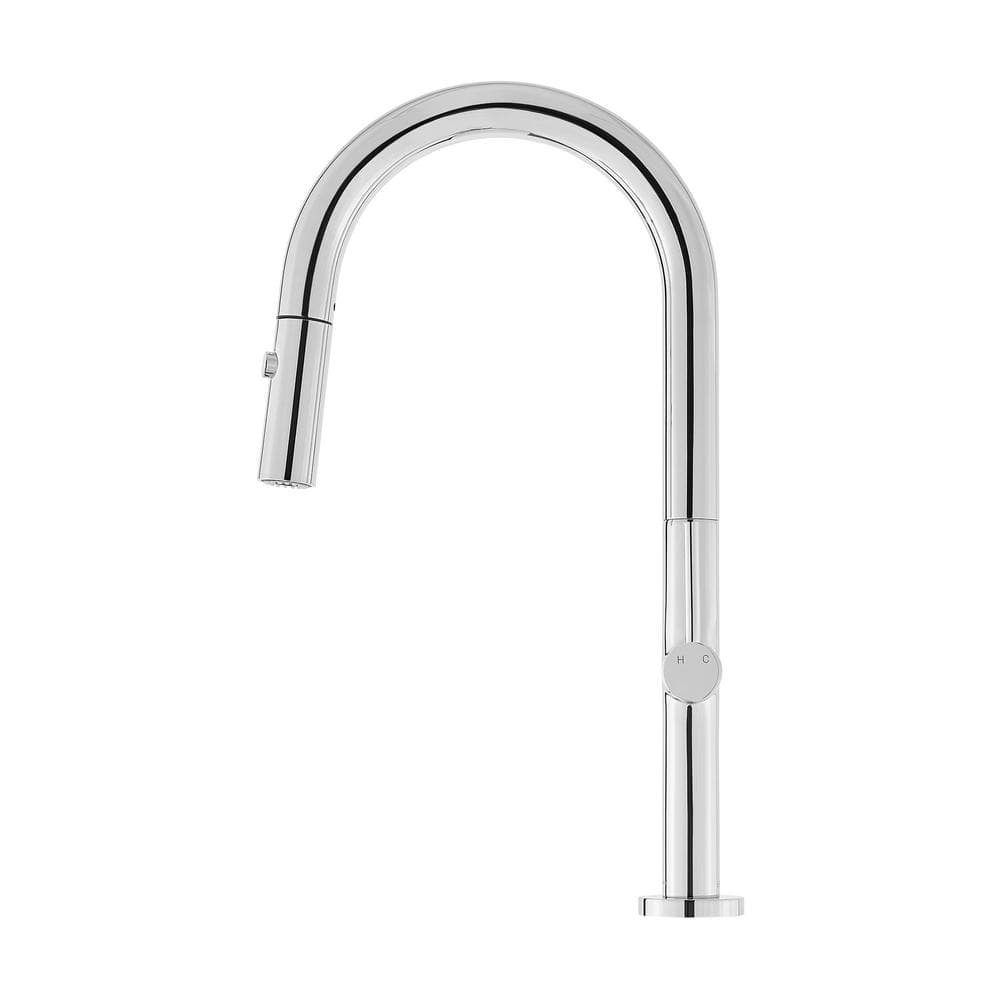 Chalet Chrome Single Handle Pull-Down Kitchen Faucet
