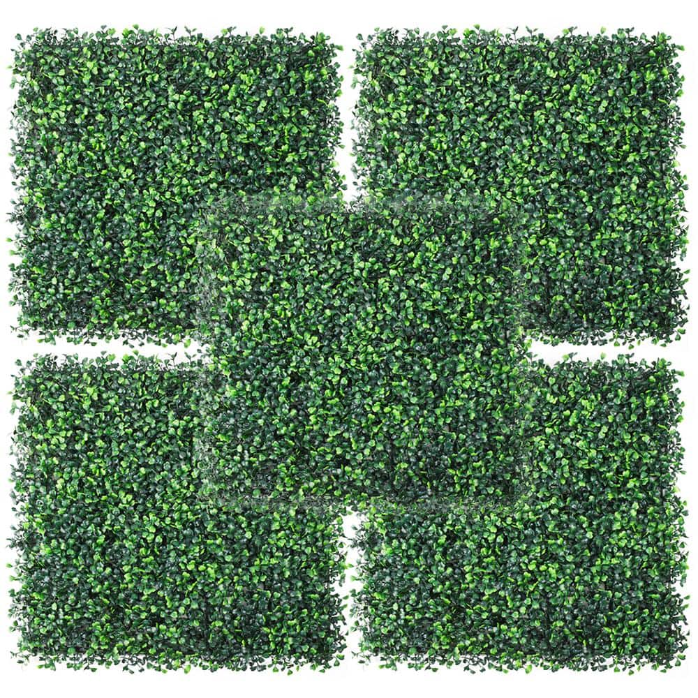 20 in. x 20 in. x 1.8 in., Artificial Boxwood Hedge Grass Wall Panel Faux Greenery UV-Protected Topiary Hedge price history on PriceWatchPro
