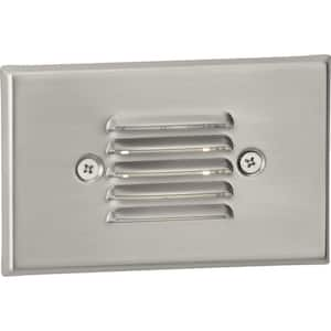 4.5-Watt 3000K Brushed Nickel Hardwired Integrated LED Wall or Step Light