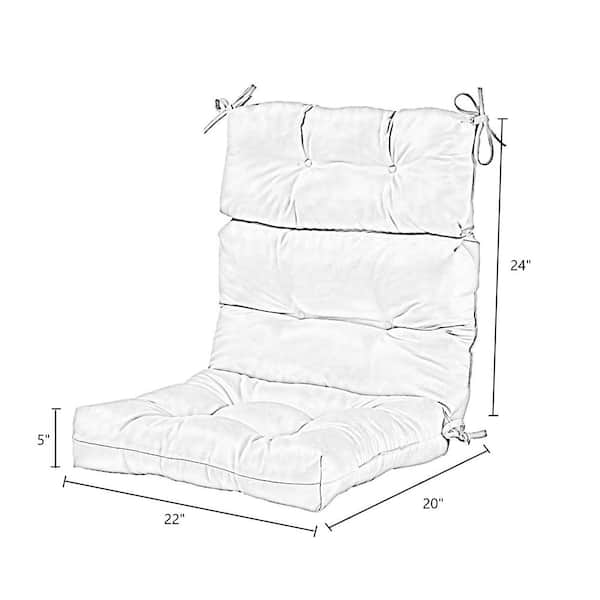 Greendale Home Fashions Solid Sunbeam Outdoor High Back Dining Chair Cushion 2 Pack Oc6809s2 The Depot Greendale Home Fashions Solid Sunbeam, Sunbeam Patio Furniture Replacement Parts