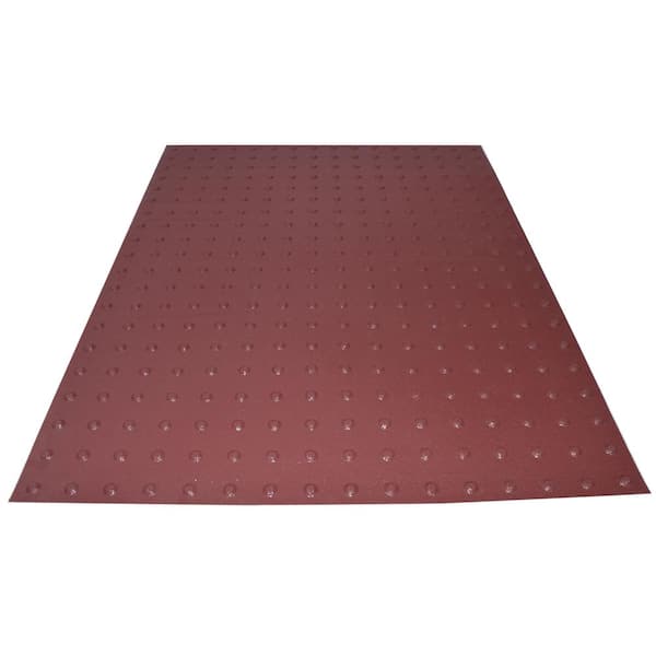 Safety Step TD RampUp 36 in. x 4 ft. Colonial Red ADA Warning Detectable Tile