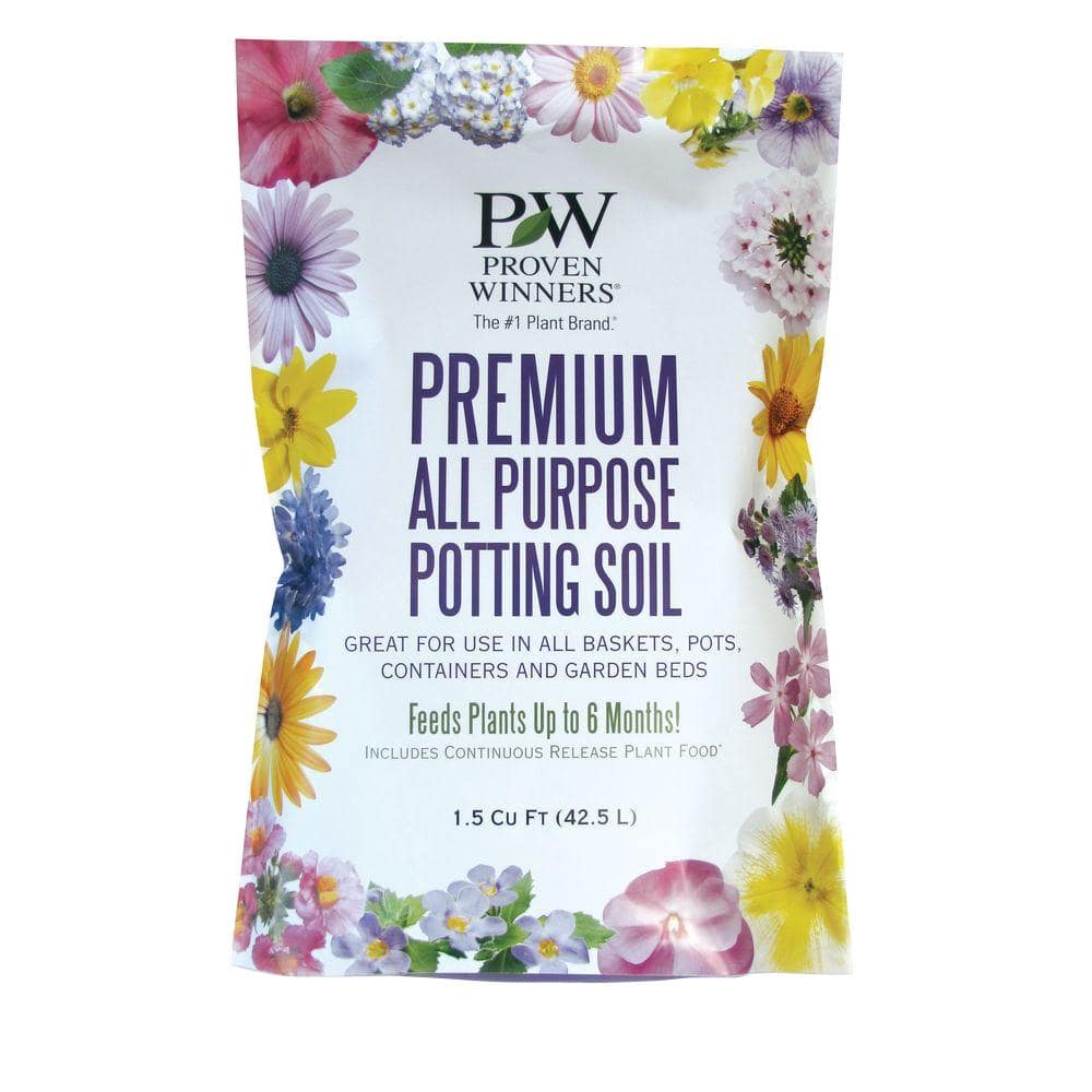 Proven Winners 1 5 Cu Ft Premium All Purpose Potting Soil Zzsprw101zs0 The Home Depot