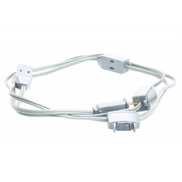 15 ft. 18/2 SPT-2 Multi-Outlet (9) Indoor Light-Duty Extension Cord with Power Switch