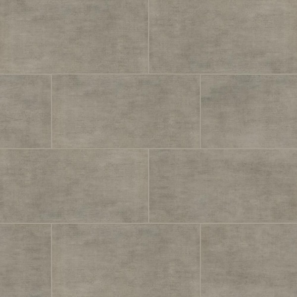 MSI Legacy Gray 24 in. x 48 in. Matte Ceramic Floor and Wall Tile (16 sq. ft./Case)