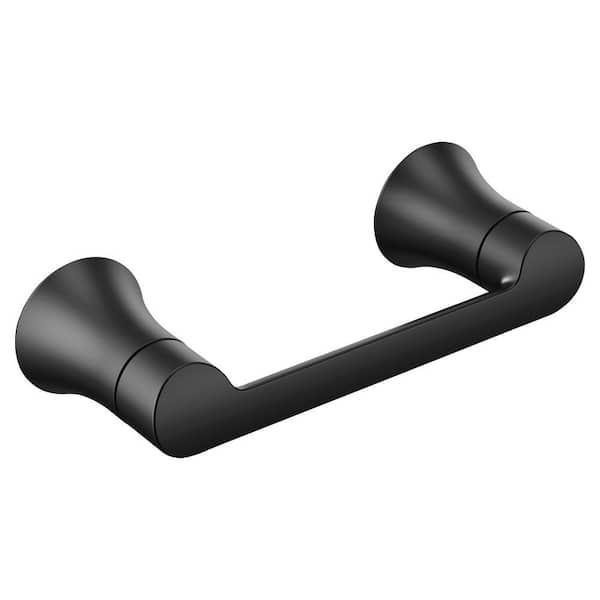 Doux Pivoting Toilet Paper Holder in Matte Black