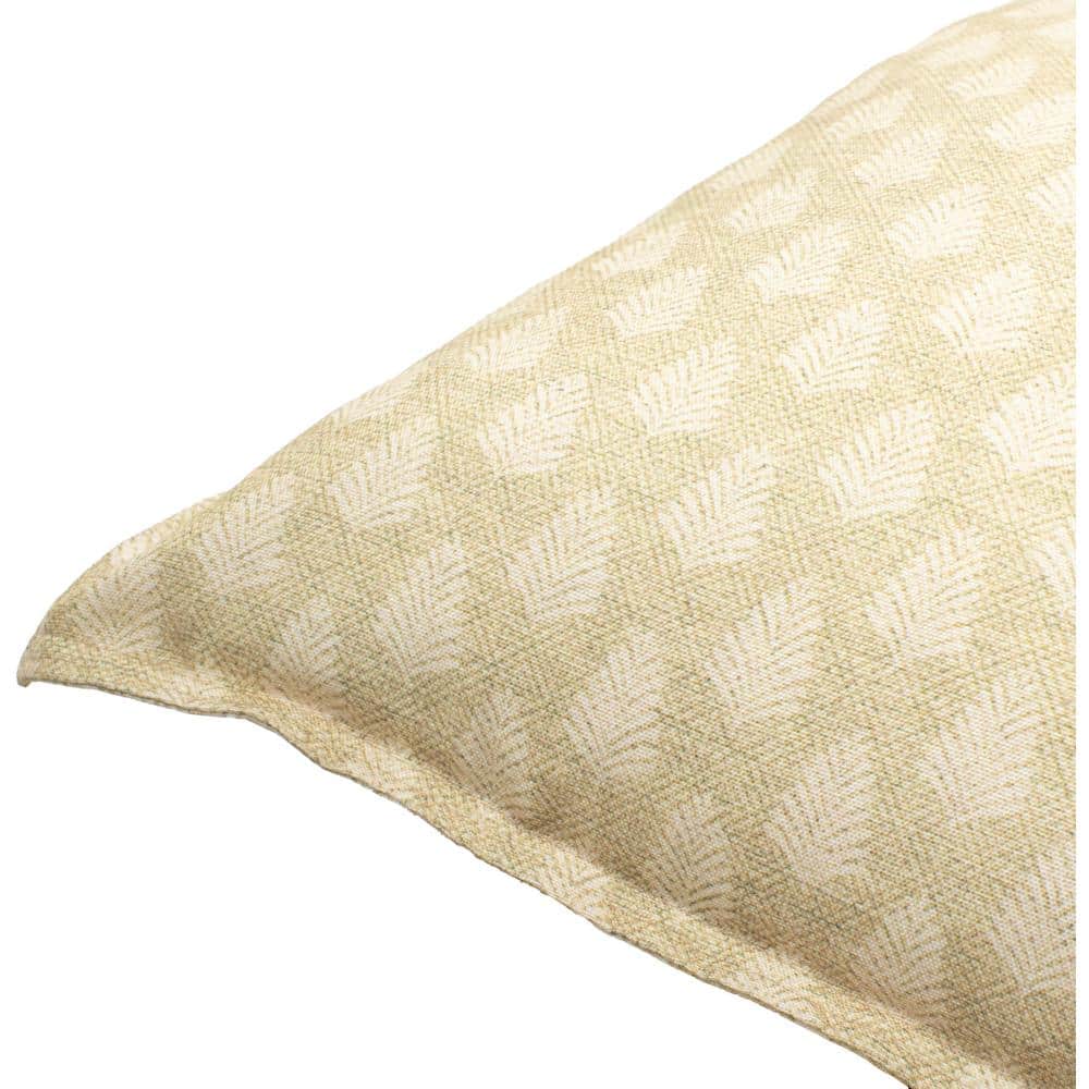 Gardner Beige Woven Polyester Outdoor Decorative Pillow 18 in.