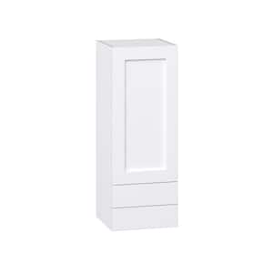 15 in. W x 40 in. H x 14 in. D Mancos Bright White Shaker Assembled Wall Kitchen Cabinet with 2-Drawers