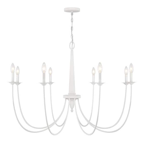 Stonecrest 8-Light Bisque White Chandelier