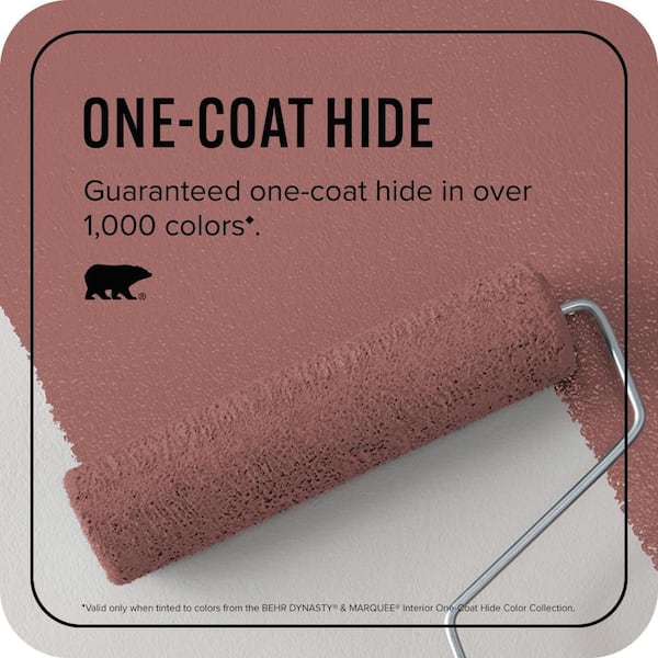BEHR DYNASTY 1 gal. #S150-5 Vermilion One-Coat Hide Matte Interior