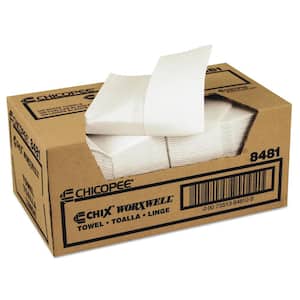 Durawipe Shop Towels 13 x 15 Z-Fold White (100 Sheets per Carton)