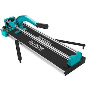 24 in. Manual Tile Cutter Double Rails Tile Cutter W/Alloy Cutting Wheel for Porcelain and Ceramic Tiles