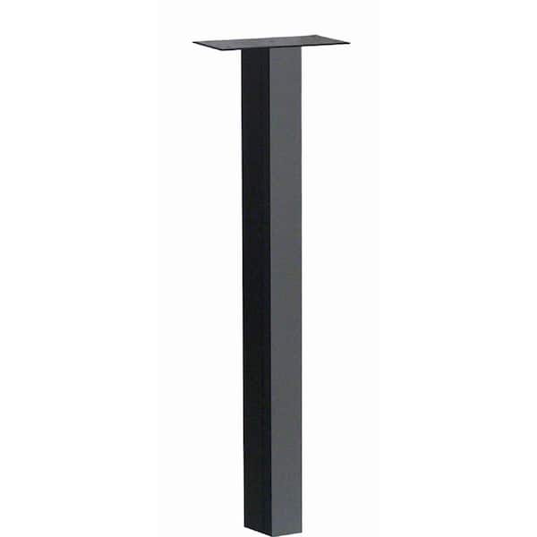 Architectural Mailboxes 46-1/2 in. Standard In-Ground Post in Black
