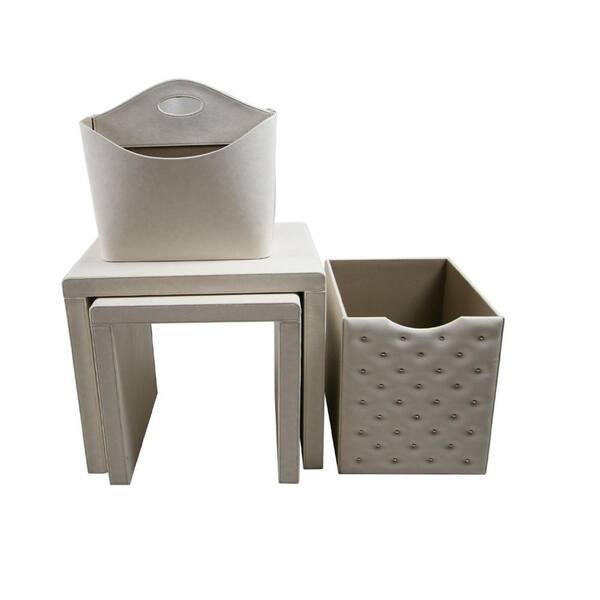 Instant Mosaic Upscale Designs Off White Side Table (Set of 4)