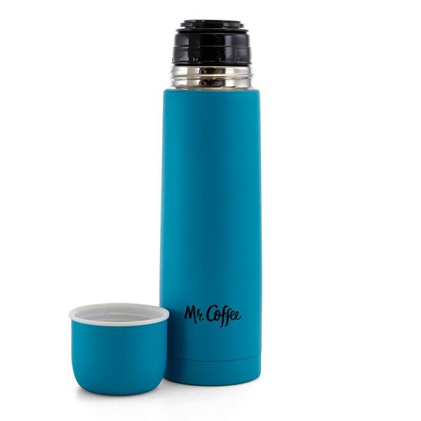 Mr. Coffee Javelin 16 oz. Blue Stainless Steel Thermal Travel Bottle  98586894M - The Home Depot