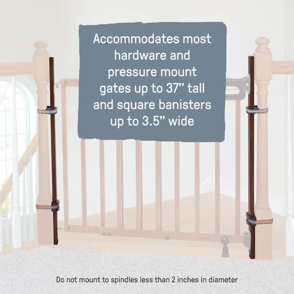 INGENUITY Banister to Banister Gate Mounting Kit, Accommodates