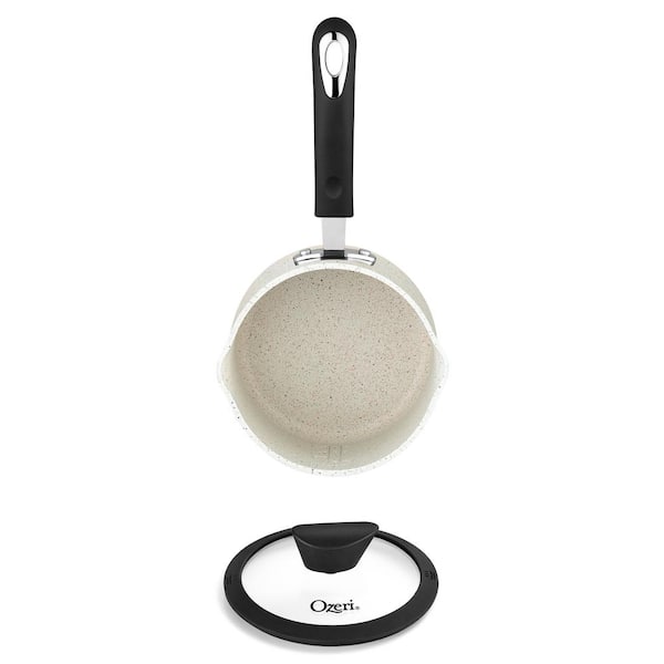 The All-in-One Stone Sauce Pan by Ozeri - 100% Apeo, GenX, Pfbs, Pfos, PFOA, NMP and NEP-Free German-made Coating