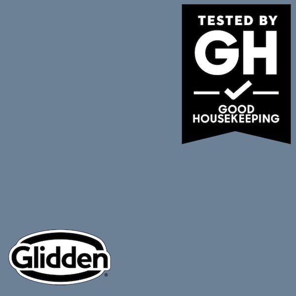 Glidden Premium 5 gal. PPG1163-5 Silver Blueberry Eggshell Interior Latex Paint