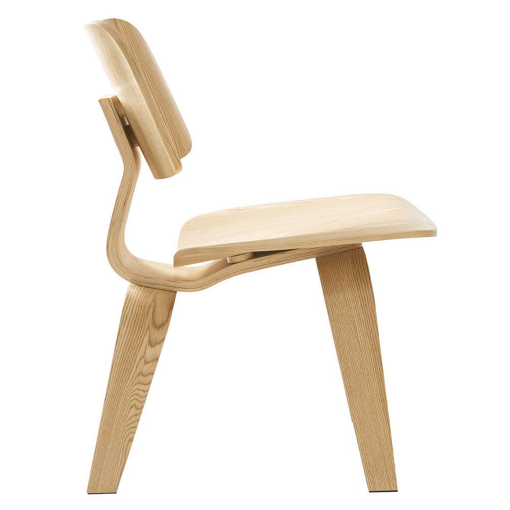 Natural Low Wood Side Chair with 32.5" Height