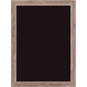 24 in. x 18 in. Rustic Wood Frame U-Brands Magnetic Chalkboard