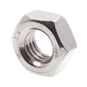 M8-1.25 Grade A2-70 Stainless Steel Finished Hex Nuts Metric (25-Pack)