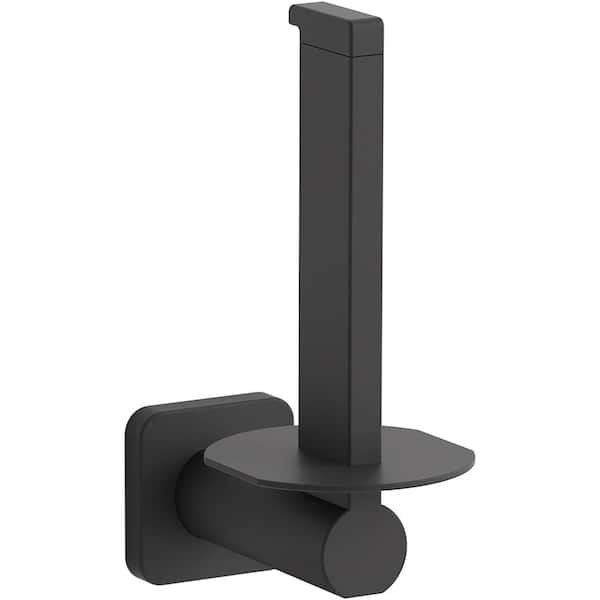 KOHLER Parallel Wall Mounted Toilet Paper Holder in Matte Black