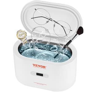 Home Ultrasonic Cleaner Machine Portable 22 oz. (650 ml) for Eyeglasses Watches Dentures Jewelry Rings
