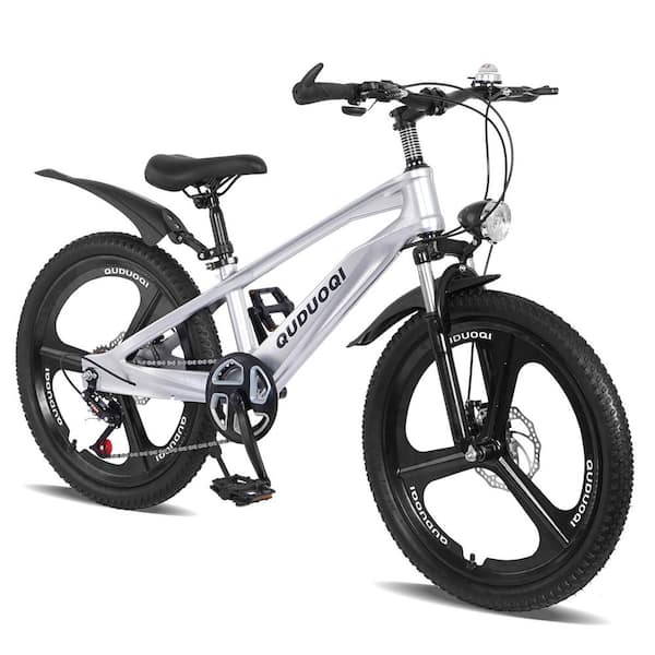 Purple 20 in. Lightweight Kids Mountain Bike 7-Speed Youth Bicycle