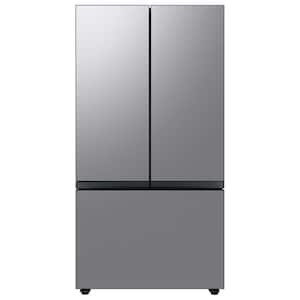 Bespoke 30 cu. ft. Energy Efficient 3-Door French Door Refrigerator with Beverage Center in Stainless Steel