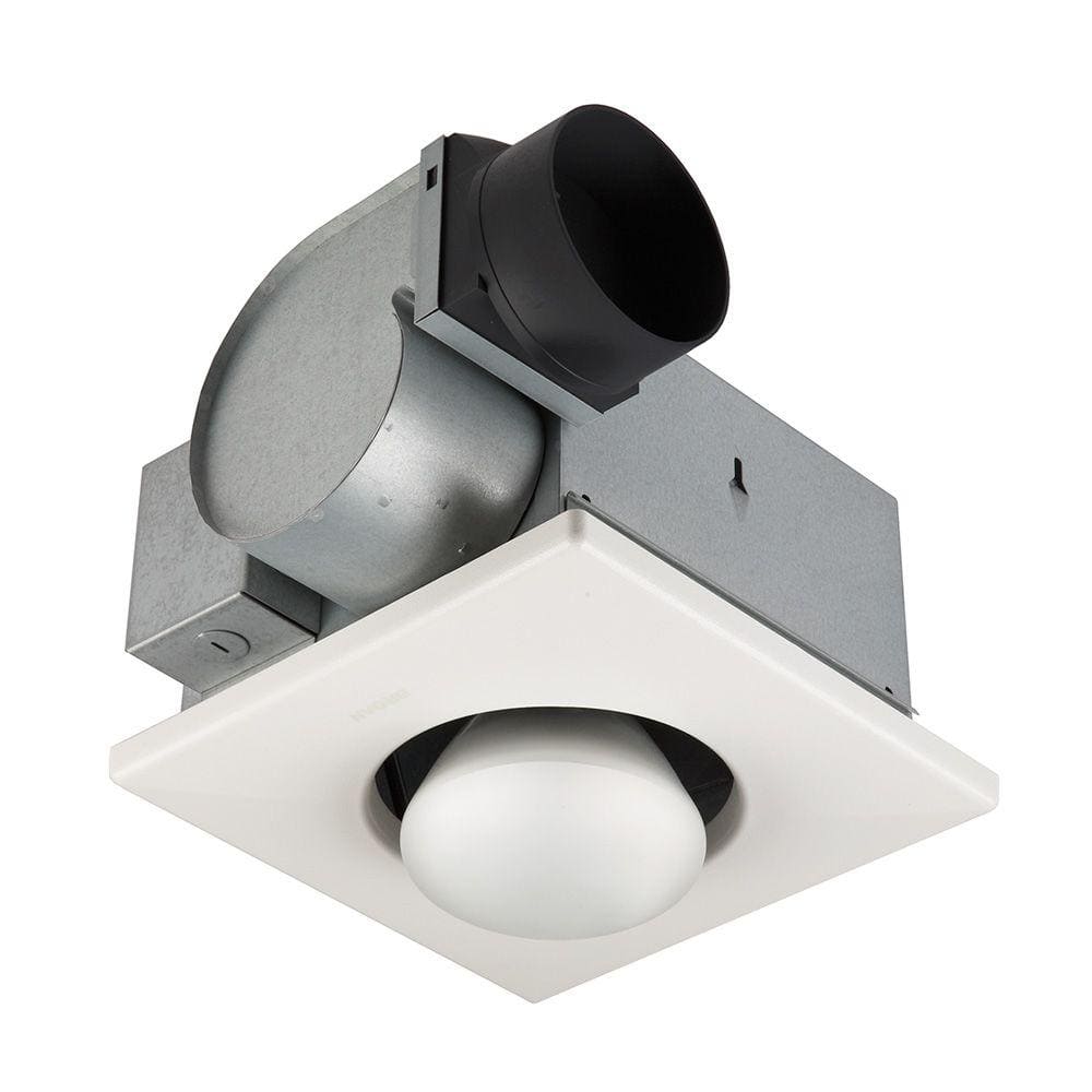 Broan Nutone 70 Cfm Ceiling Bathroom Exhaust Fan With Infrared Heater And Light 9417dn The Home Depot