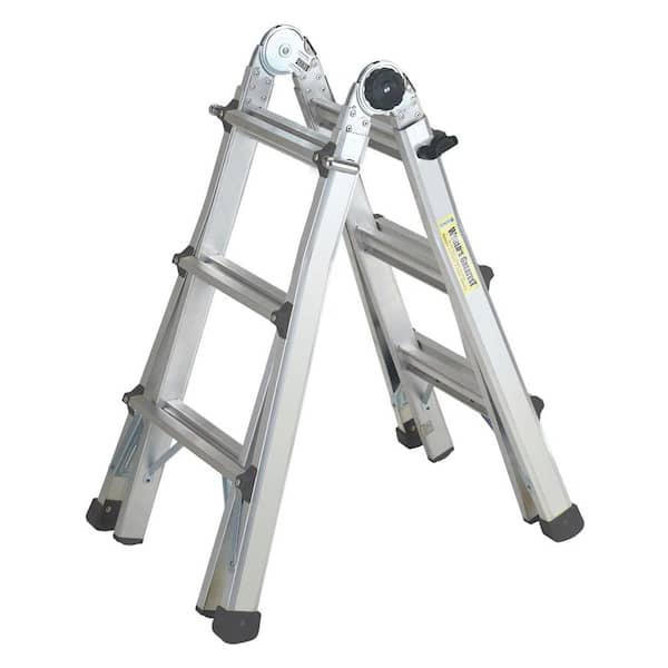 Cosco 13 ft. Aluminum World's Greatest Multi-Position Ladder with 300 lb. Load Capacity