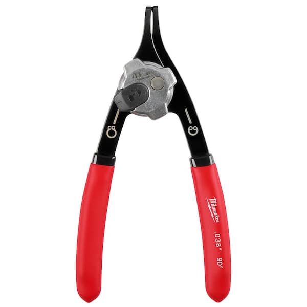 Milwaukee 0.038 in. Convertible Snap Ring Pliers -90°