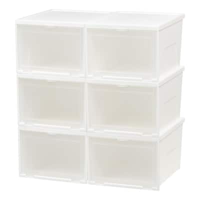 shoe organizer plastic boxes